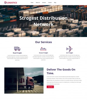 Logistics - Logistics Company WordPress Theme