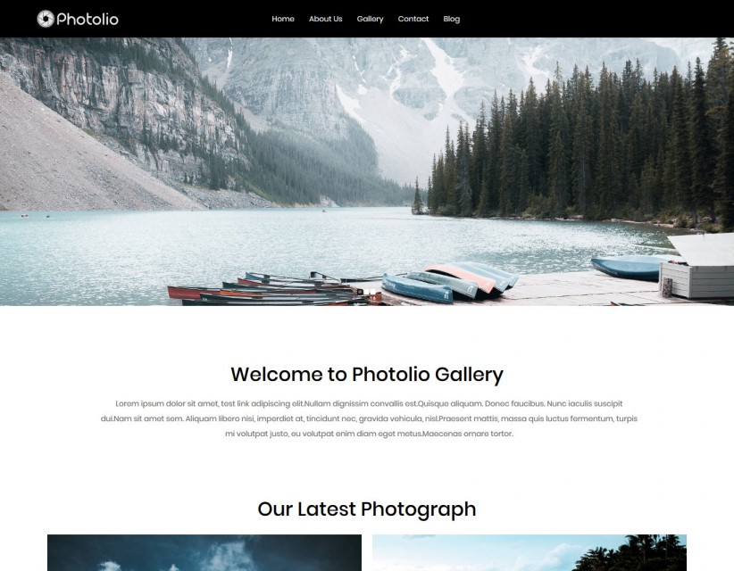 Photolio - Photography Responsive WordPress Theme