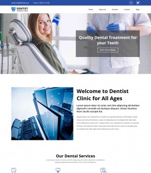 Dentist - Dentist and Doctor Responsive WordPress Theme