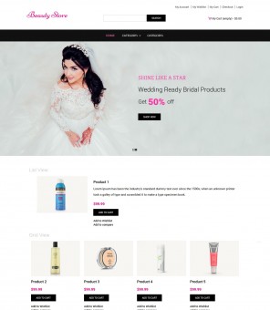 Beauty Store - Beauty Shop Responsive Magento Theme