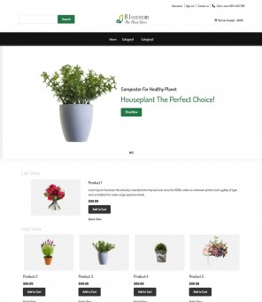 Blossom - The Plant Store Prestashop Responsive Theme
