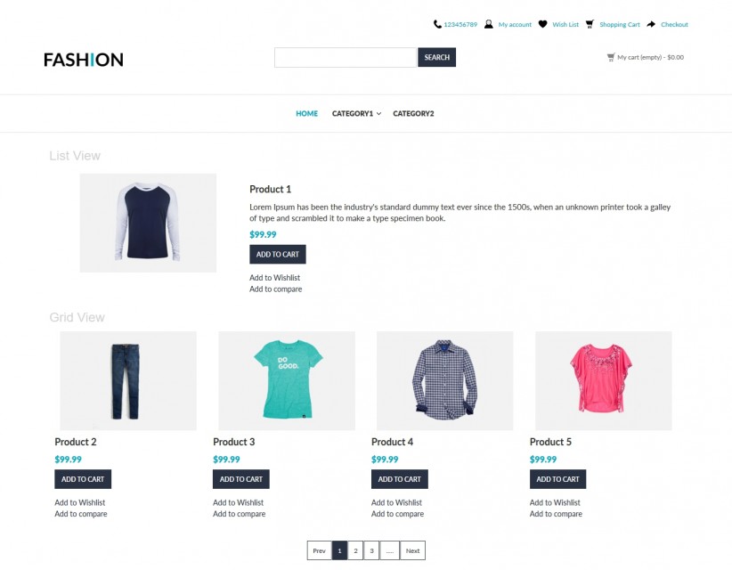 Fashion - Clothing Shop Responsive OpenCart Theme