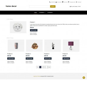 Home Decor - Home Interior Products OpenCart Responsive Theme
