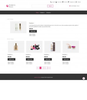 Cosmetic Store - Beauty Shop OpenCart Responsive Theme