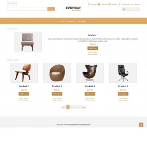 Everyday- Furniture Responsive OpenCart Theme