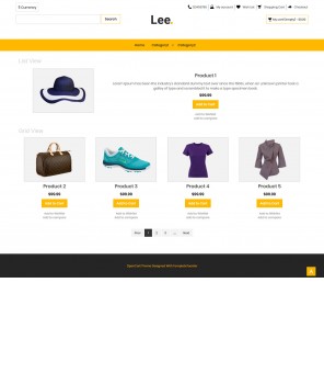 Lee- Clothing Store Responsive OpenCart Theme