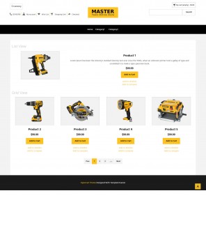 Master Tool- Tools Store Responsive OpenCart Theme