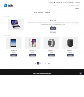 Digital Store - Digital Products OpenCart Responsive Theme