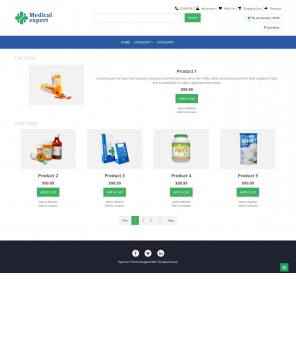 Medical Expert - Online Medical Store OpenCart Responsive Theme