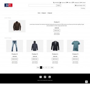 Ben Clothing - Online Cloth Store OpenCart Responsive Theme