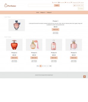 Perfume - Perfume Online Store OpenCart Responsive Theme