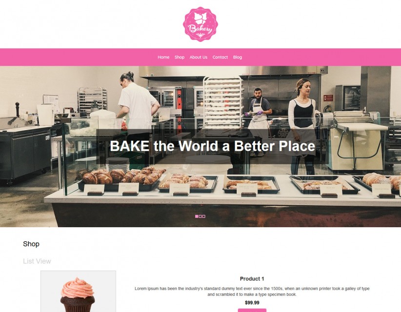 Bakery-Bakery Responsive WooCommerce Theme