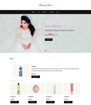 Beauty Store - Beauty Shop Responsive WooCommerce Theme