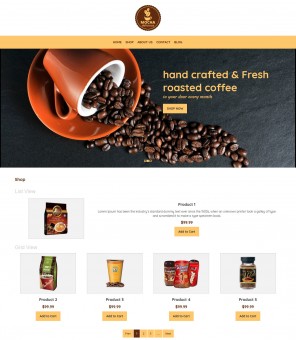Mocha- Coffee Shop Responsive WooCommerce Theme