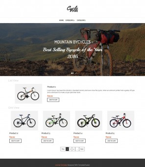 Cycle Store - Responsive VirtueMart Template