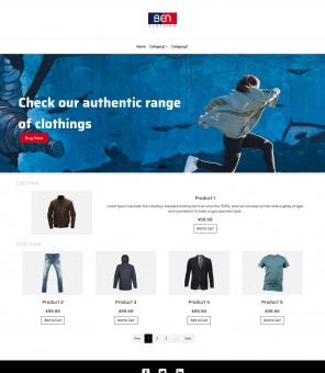 Ben Clothing - Online Cloth Store VirtualMart Responsive Theme