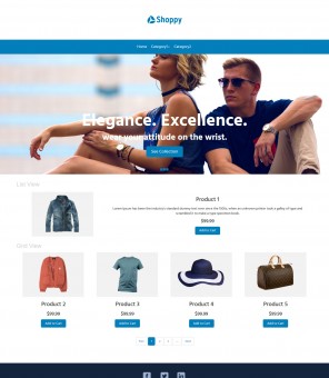 Shoppy - Fashion Clothes and Accessories VirtualMart Responsive Template