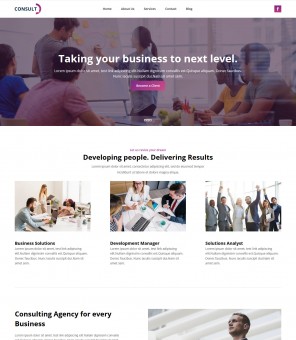 Consult - Consulting Company Drupal Theme