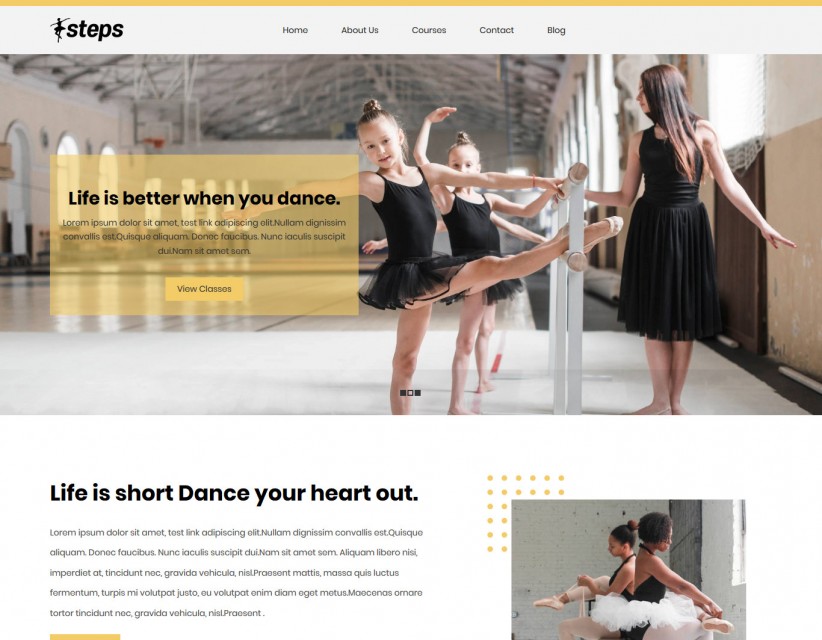 Steps - Dance school Responsive Drupal Theme