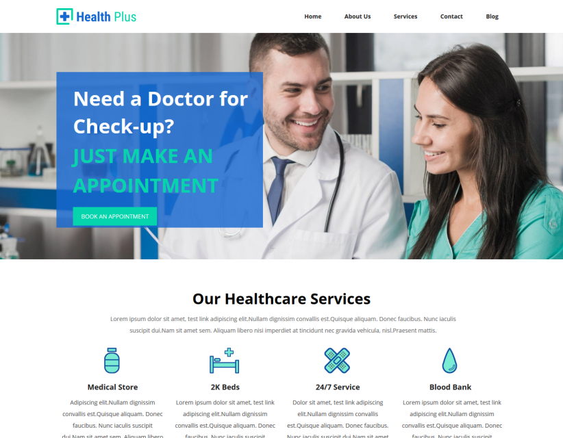 Health Clinic - Hospital and Clinic Responsive Drupal Theme