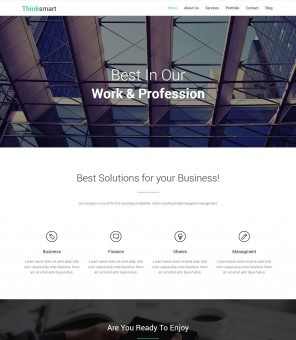 Thinksmart - Business WordPress Theme for Finance Agencies