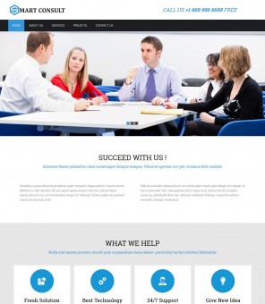Smart Consultant - Business/Marketing Services WordPress Theme