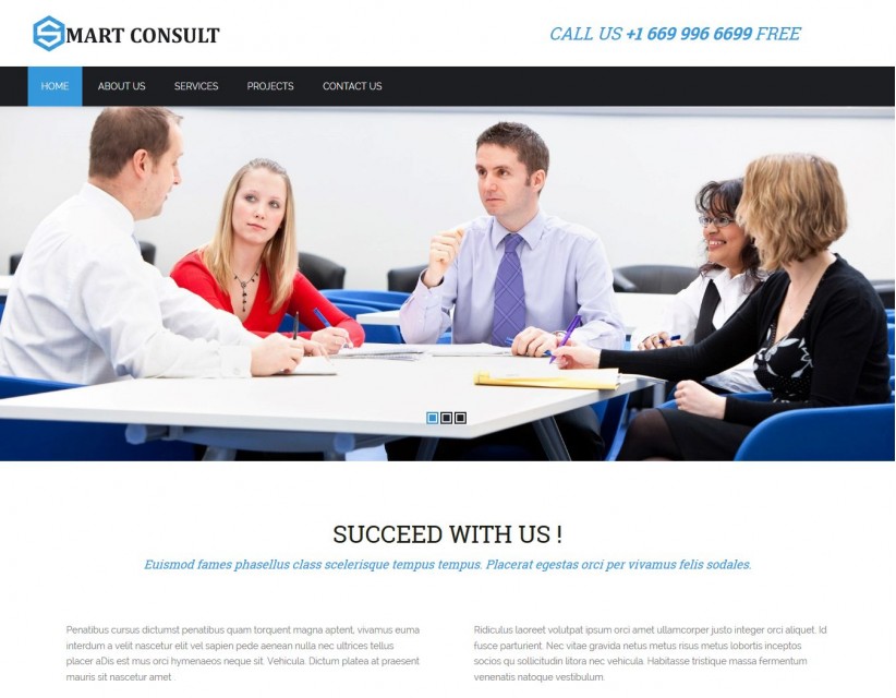 Smart Consultant - Business/Marketing Services WordPress Theme