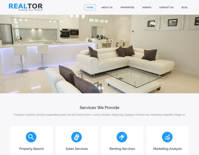 Realtor - Real Estate Responsive WordPress Theme