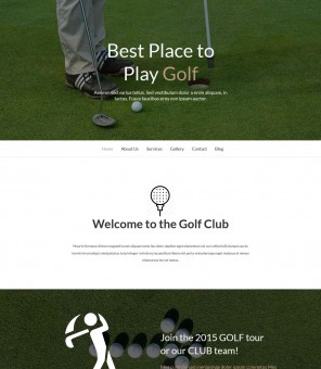 Golf - Golf Academy/Club WordPress Theme