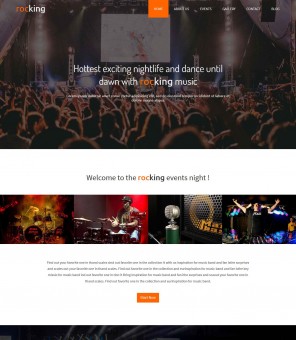 Rocking - Event/Night Club WordPress Theme