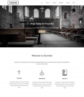 Churches - Charity/Fund Raising WordPress Theme