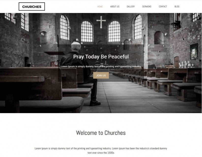Churches - Charity/Fund Raising WordPress Theme