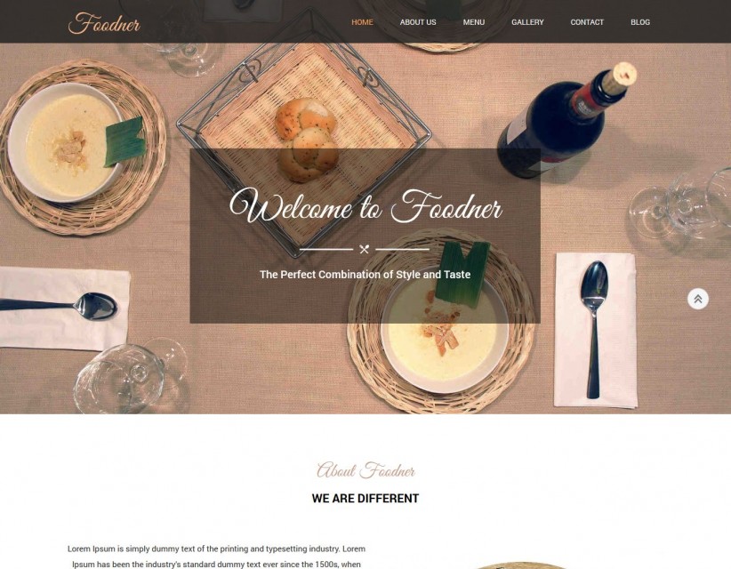 Foodner - WordPress Theme for Restaurant/Hotels