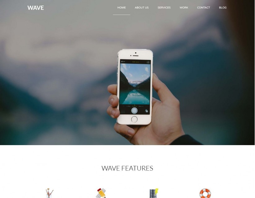 Wave - WordPress Theme for App Development Company