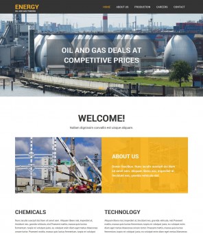 Energy - WordPress Theme for Oil/Gas Trading Coporation