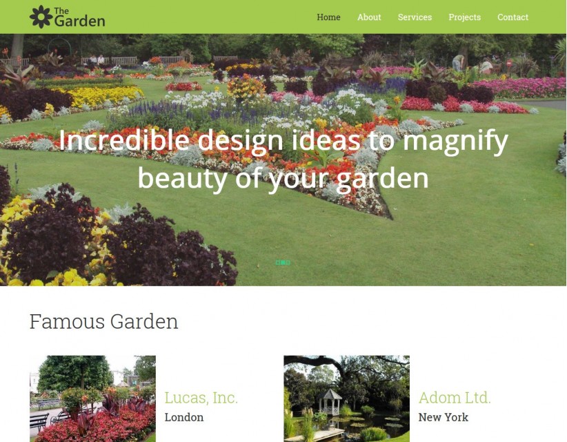 The Garden - WordPress Theme for Gardening Services