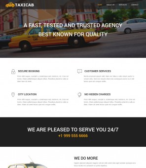 Taxi-Cab - Taxi Company and Taxi Firm WordPress Theme