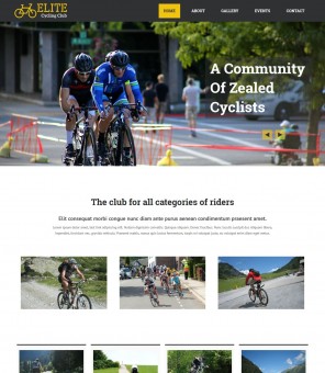 Elite Cycling Club - Best WordPress Cycling Club Theme