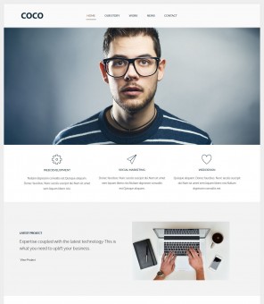 COCO - Flat Designed Joomla Web Agency Template