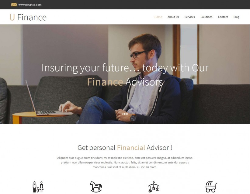 U Finance - Finance/Business Portfolio Joomla Template