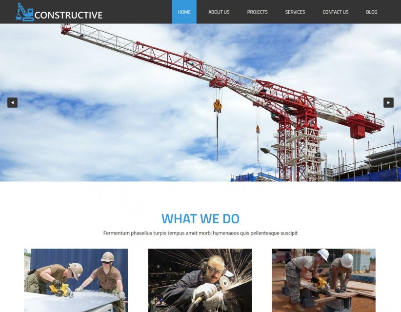 Constructive - Joomla Template for Construction Buildings