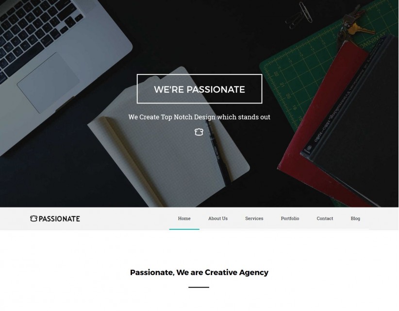 Passionate - Creative Joomla Template for Web Design Agency