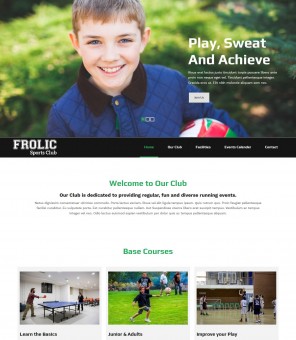 Frolic Sports Club - Multipurpose Joomla Sports Club Template