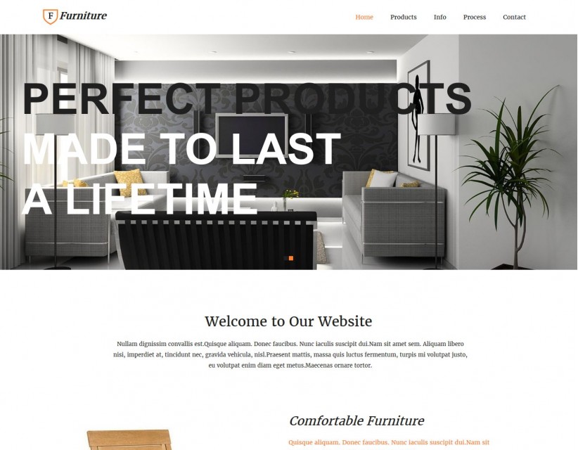 Furniture - Joomla Template for Furniture Enterprises