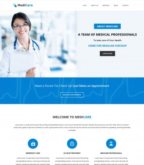 MediCare - Health and Care / Medical Joomla Template