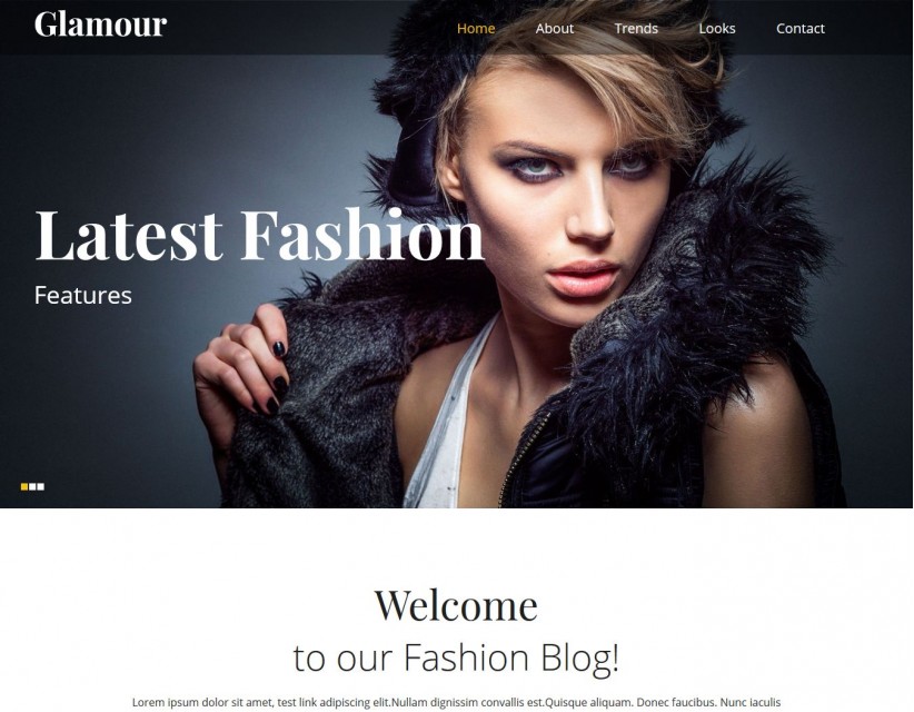 Glamour - Stylish/Elegent Joomla Glamour Template
