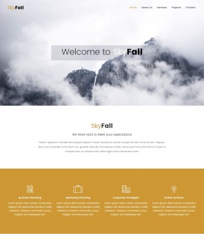 Skyfall - Joomla Template for Business Strategy Agency