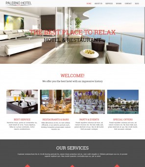 Hotel Palerno - Drupal Theme For Hotel Business