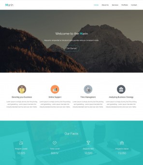 Marin - Responsive Business Promoting Drupal Theme