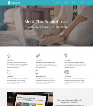 Roket Mail - Drupal Theme for Mail Service Agencies